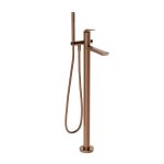 Gessi Ventaglio Bateria wannowa wolnostojąca z zestawem prysznicowym Copper Brushed PVD 72028.708