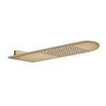 Gessi Ventaglio Deszczownica prysznicowa ścienna Warm Bronze Brushed PVD 45163.726