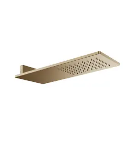 Gessi Ventaglio Deszczownica prysznicowa ścienna Warm Bronze Brushed PVD 33095.726