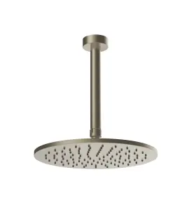 Gessi Ventaglio Deszczownica Ø 250 mm z ramieniem sufitowym Finox Brushed Nickel 63352.149