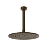Gessi Ventaglio Deszczownica Ø 250 mm z ramieniem sufitowym (długość na zamówienie) Dark Bronze 63350.845