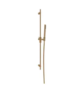 Gessi Ventaglio Drążek prysznicowy ze słuchawką, wężem 150 cm Warm Bronze Brushed PVD 70045.726