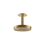 Gessi Ventaglio Głowica prysznicowa regulowana sufitowa Warm Bronze Brushed PVD 66072.726