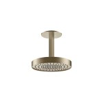 Gessi Ventaglio Głowica prysznicowa regulowana sufitowa Finox Brushed Nickel 66072.149