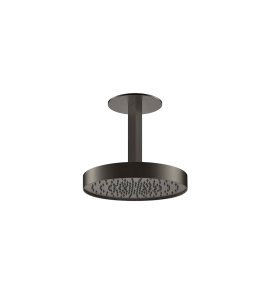 Gessi Ventaglio Głowica prysznicowa regulowana sufitowa (długość na zamówienie) Black Metal Brushed PVD 66070.707