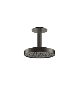 Gessi Ventaglio Głowica prysznicowa regulowana sufitowa (długość na zamówienie) Black Metal Brushed PVD 66070.707