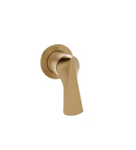 Gessi Ventaglio Mieszacz podtynkowy jednodrożny - element zewnętrzny Warm Bronze Brushed PVD 72061.726