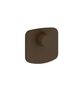 Gessi Ventaglio Mieszacz prysznicowy termostatyczny podtynkowy - element zewnętrzny Dark Bronze 43256.845