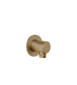 Gessi Ventaglio Przyłącze wody Warm Bronze Brushed PVD 63469.726