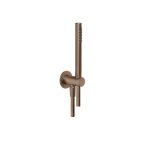 Gessi Ventaglio Słuchawka prysznicowa z uchwytem ściennym i przyłączem Copper Brushed PVD 63329.708