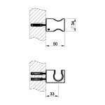 Gessi Ventaglio Uchwyt na słuchawkę prysznicową Chrom 58157.031