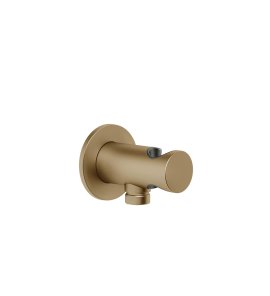 Gessi Ventaglio Uchwyt słuchawkowy z przyłączem wody Warm Bronze Brushed PVD 63461.726