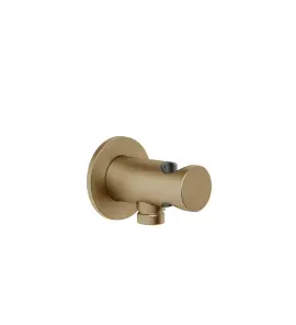 Gessi Ventaglio Uchwyt słuchawkowy z przyłączem wody Warm Bronze Brushed PVD 63461.726