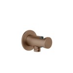 Gessi Ventaglio Uchwyt słuchawkowy z przyłączem wody Copper Brushed PVD 63461.708