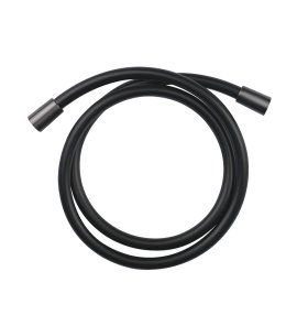 Gessi Ventaglio Wąż prysznicowy Cromalux 150 cm z przyłączem stożkowym 1/2" Black Metal Brushed PVD 01637.707