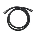 Gessi Ventaglio Wąż prysznicowy Cromalux 150 cm z przyłączem stożkowym 1/2" Black Metal Brushed PVD 01637.707