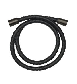 Gessi Ventaglio Wąż prysznicowy 150 cm w oplocie metalowym Black Metal Brushed PVD 01724.707