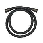 Gessi Ventaglio Wąż prysznicowy 150 cm w oplocie metalowym Black Metal Brushed PVD 01724.707