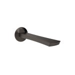 Gessi Ventaglio Wylewka umywalkowa podtynkowa 210 mm - element zewnętrzny Black Metal Brushed PVD 72102.707