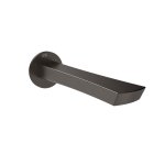 Gessi Ventaglio Wylewka wannowa podtynkowa 201 mm - element zewnętrzny Black Metal Brushed PVD 72103.707