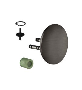 Gessi Ventaglio Zewnętrzna część pokrywy układu zaworu zwrotnego Black Metal Brushed PVD 54058.707