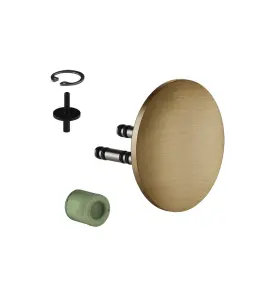 Gessi Ventaglio Zewnętrzna część pokrywy układu zaworu zwrotnego Warm Bronze Brushed PVD 54058.726