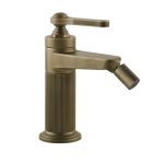 Gessi Venti20 Bateria bidetowa jednootworowa z korkiem antique brass 65007.713