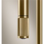 Gessi Venti20 Bateria kuchenna obrotowa z wyciąganą wylewką brushed gold 60622.716
