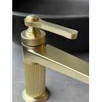 Gessi Venti20 Bateria umywalkowa bez korka brushed brass PVD 65002.727