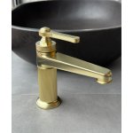 Gessi Venti20 Bateria umywalkowa bez korka brushed brass PVD 65002.727