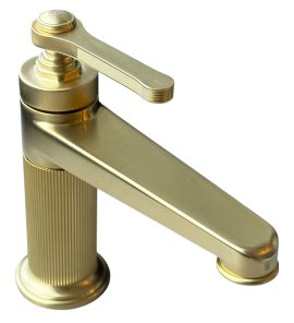 Gessi Venti20 Bateria umywalkowa bez korka brushed brass PVD 65002.727