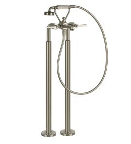Gessi Venti20 Bateria wannowa wolnostojąca element zewnętrzny finox brushed nickel 65128.149