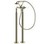Gessi Venti20 Bateria wannowa wolnostojąca element zewnętrzny brass pvd 65128.710