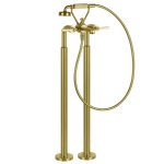 Gessi Venti20 Bateria wannowa wolnostojąca element zewnętrzny gold brushed pvd 65128.716