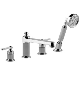 Gessi Venti20 Bateria wannowa 4-otworowa chrom 65045.031