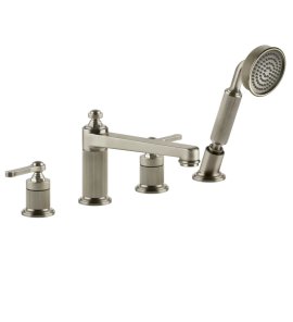 Gessi Venti20 Bateria wannowa 4-otworowa finox brushed nickel 65045.149