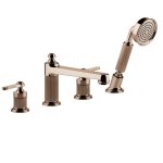 Gessi Venti20 Bateria wannowa 4-otworowa copper pvd 65045.030