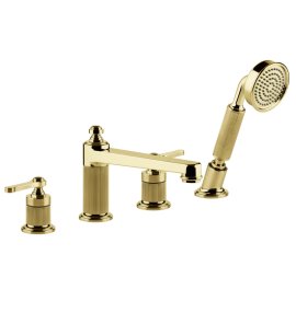 Gessi Venti20 Bateria wannowa 4-otworowa gold pvd 65045.246