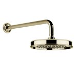 Gessi Venti20 Deszczownica Ø22,9 z ramieniem ściennym brass pvd 65148.710