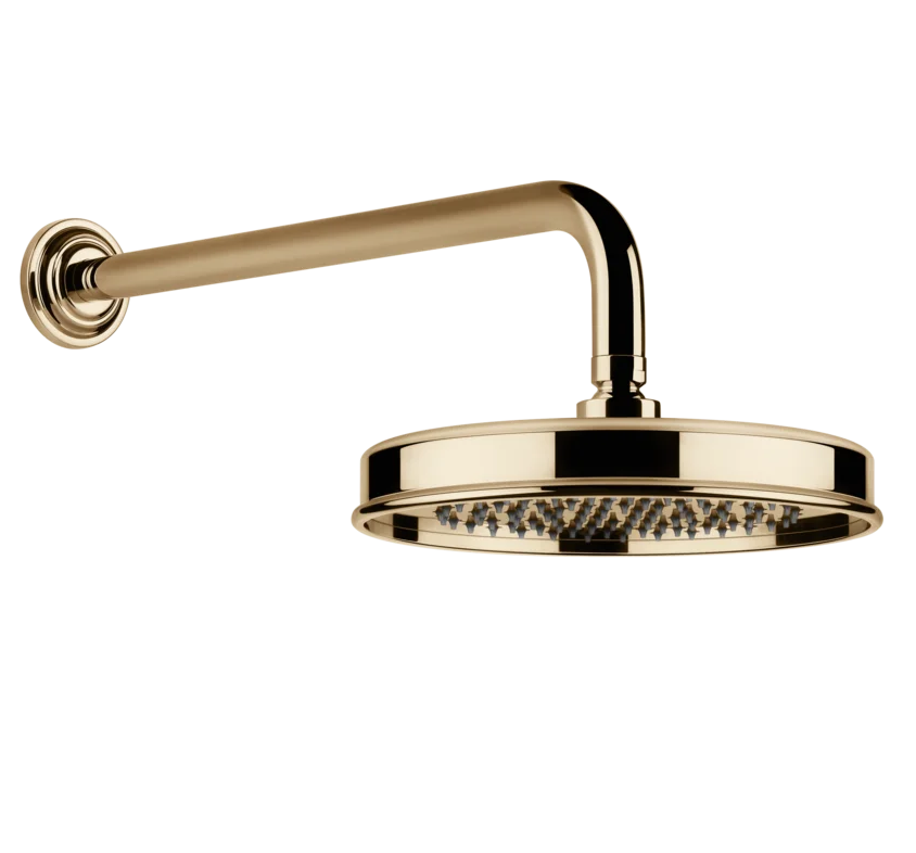 Gessi Venti20 Deszczownica Ø22,9 z ramieniem ściennym warm bronze pvd 65148.735