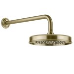 Gessi Venti20 Deszczownica Ø22,9 z ramieniem ściennym brass brushed pvd 65148.727