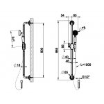 Gessi Venti20 zestaw prysznicowy chrom 65144.031