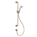 Gessi Venti20 Drążek prysznicowy ze słuchawką,wężem 150 cm i przyłączem wody warm bronze pvd 65142.735
