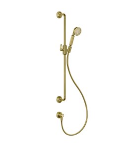 Gessi Venti20 Drążek prysznicowy ze słuchawką,wężem 150 cm i przyłączem wody gold brushed pvd 65142.716