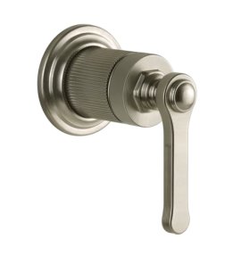 Gessi Venti20 Element sterujący baterii umywalkowej ścienny 1-kierunkowy część zewnętrzna finox brushed nickel 65109.149