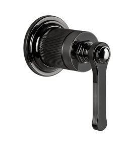 Gessi Venti20 Element sterujący baterii umywalkowej ścienny 1-kierunkowy część zewnętrzna black metal pvd 65109.706