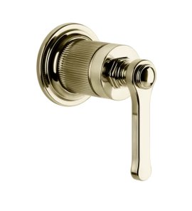 Gessi Venti20 Element sterujący baterii umywalkowej ścienny 1-kierunkowy część zewnętrzna brass pvd 65109.710