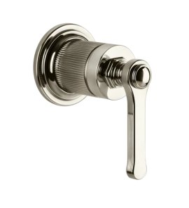 Gessi Venti20 Element sterujący baterii umywalkowej ścienny 1-kierunkowy część zewnętrzna nickel pvd 65109.720