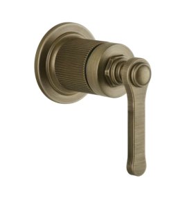 Gessi Venti20 Element sterujący baterii umywalkowej ścienny 1-kierunkowy część zewnętrzna antique brass 65109.713