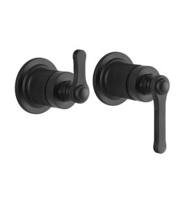 Gessi Venti20 Mieszacz ścienny 2-drożny element zewnętrzny matte black 65038.299